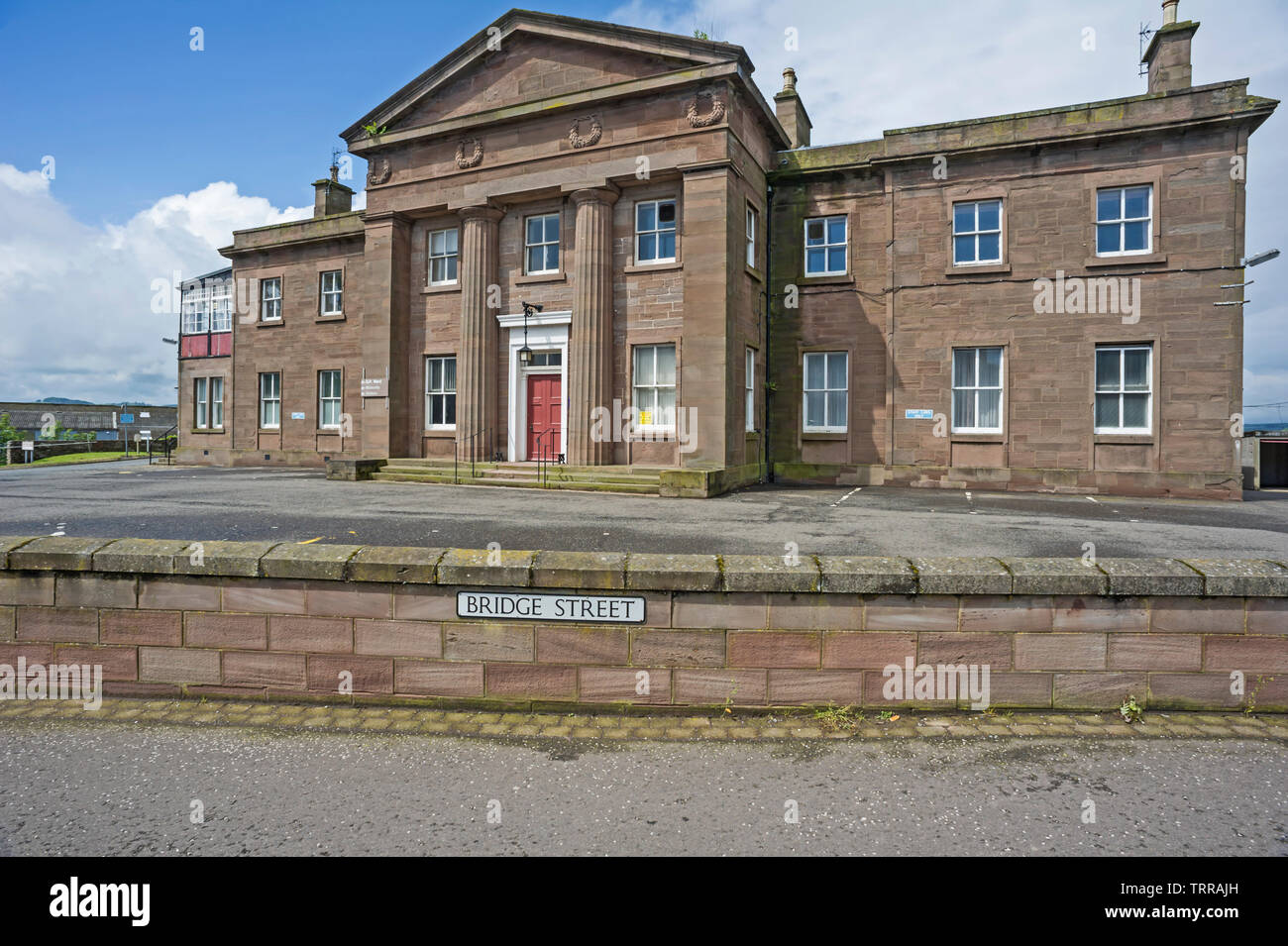 The old Montrose Royal Infirmary, GP and Maternity Unit which is now