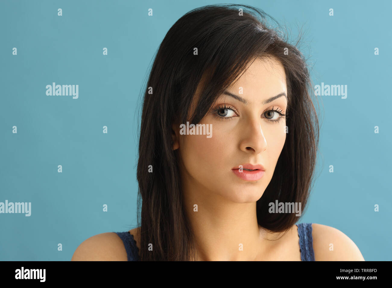 Portrait of a pretty woman Stock Photo - Alamy