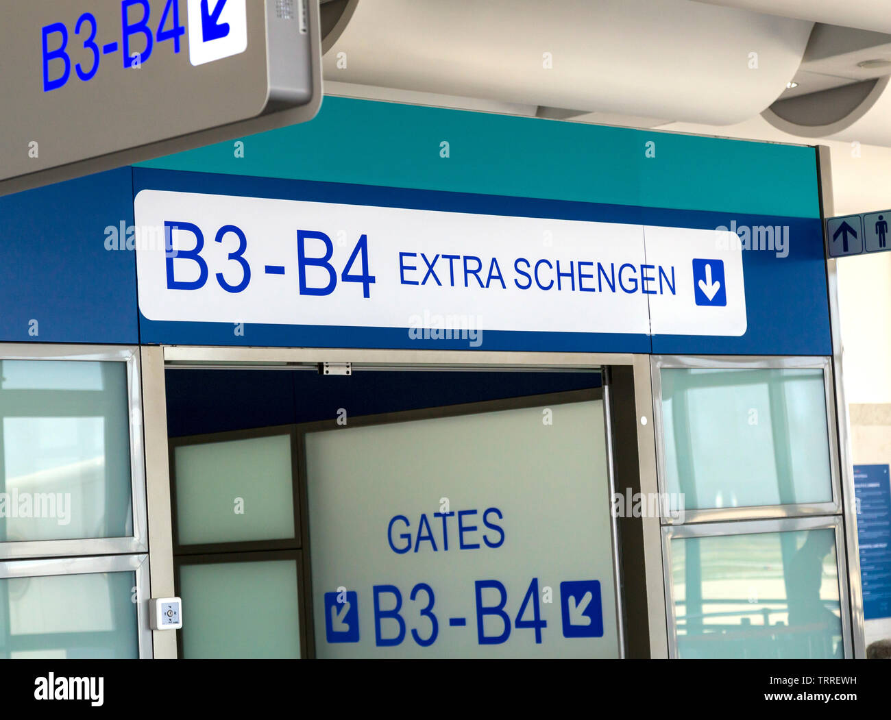 Schengen boarder Stock Photo