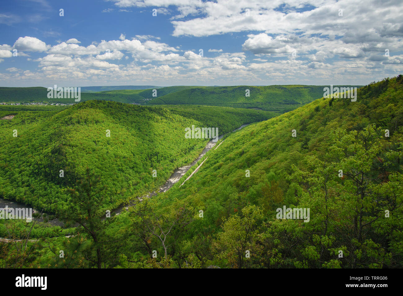 Lehigh Gorge State Park near Jim Thorpe, Pocono Mountains, Carbon County, Pennsylvania Stock Photo