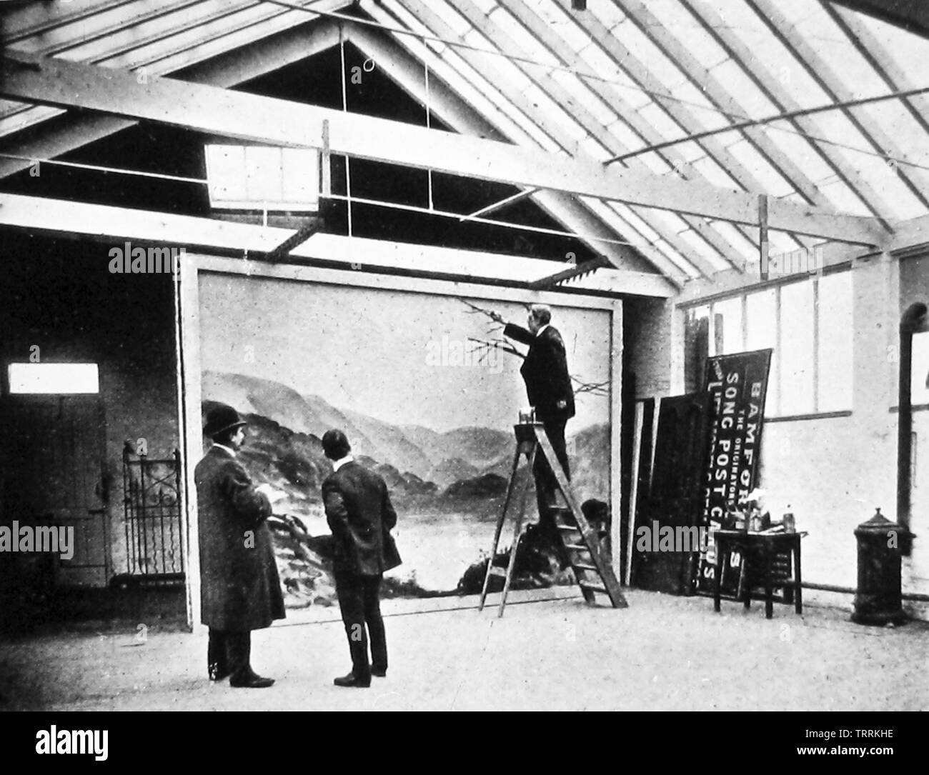 Bamforth postcard Black and White Stock Photos & Images Alamy