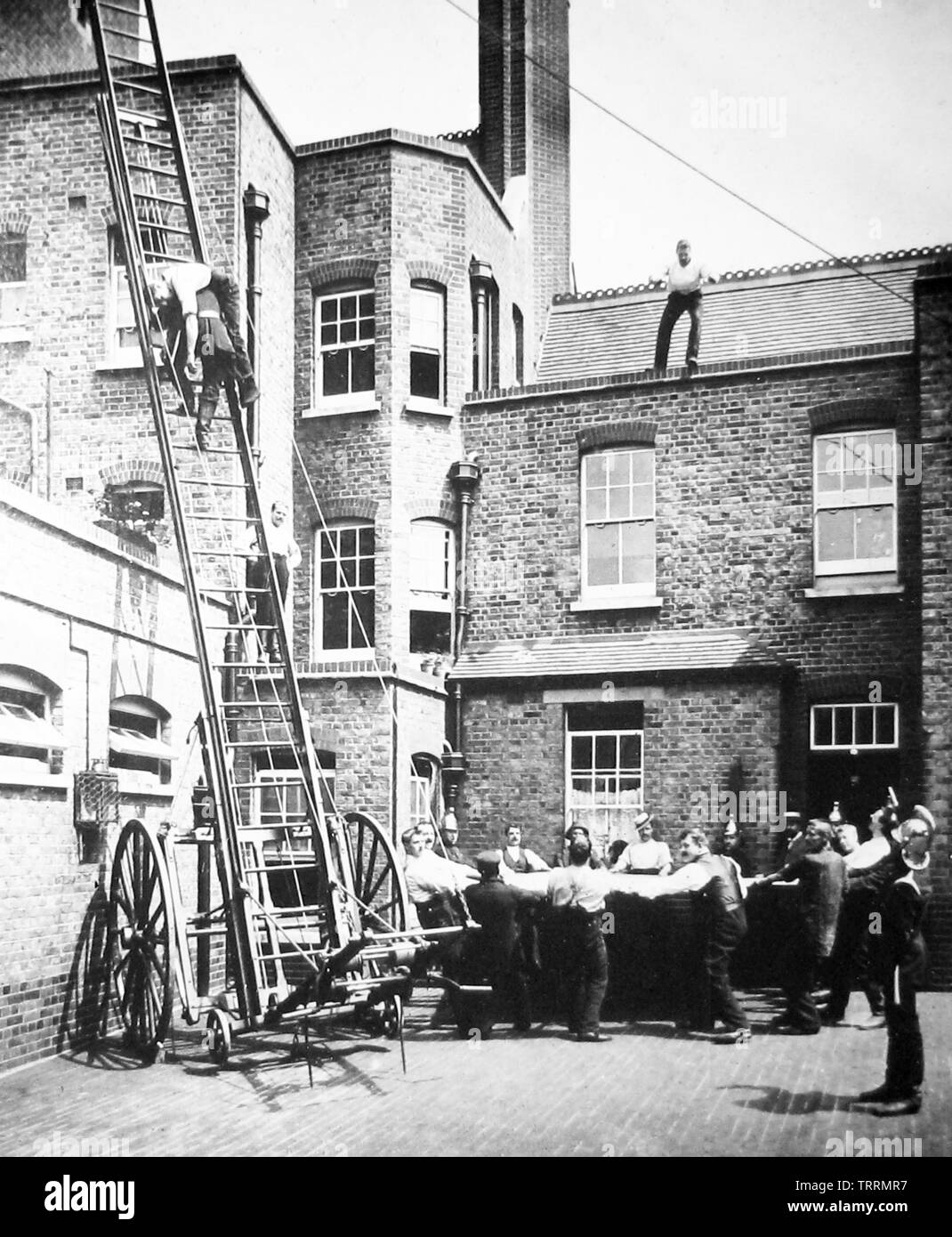 London Fire Brigade training Stock Photo Alamy
