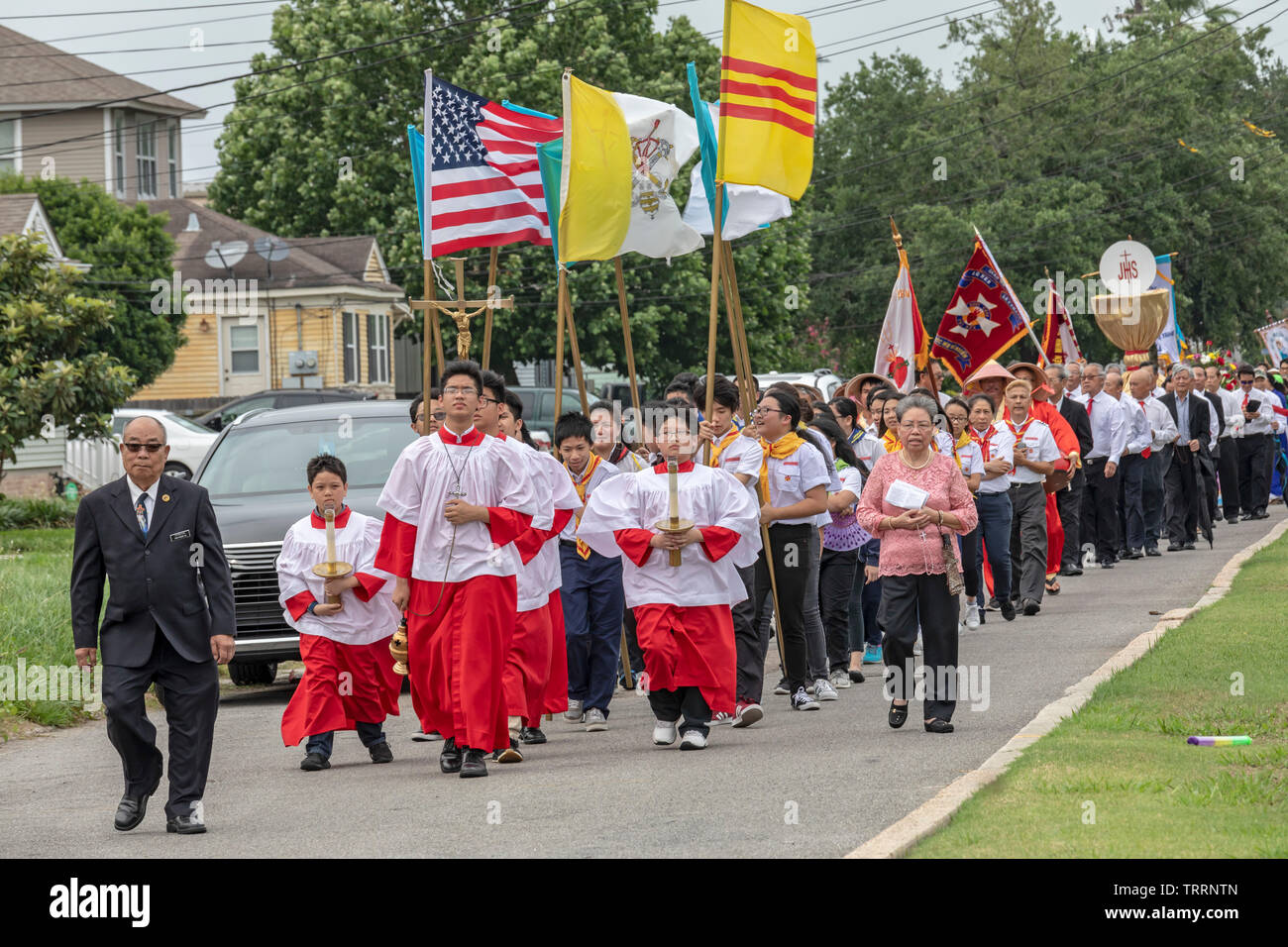 New Orleans, Louisiana Mother's Day is celebrated with a procession