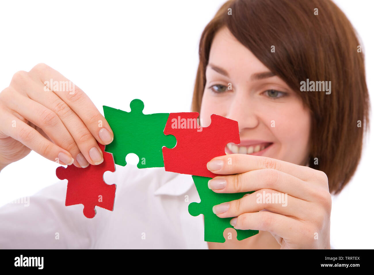 Colorful puzzles hi-res stock photography and images - Alamy