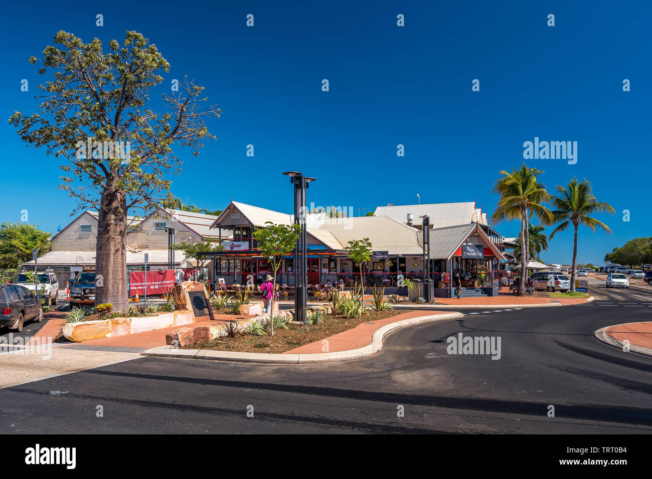 Broome, WA, Australia - Downtown area Stock Photo
