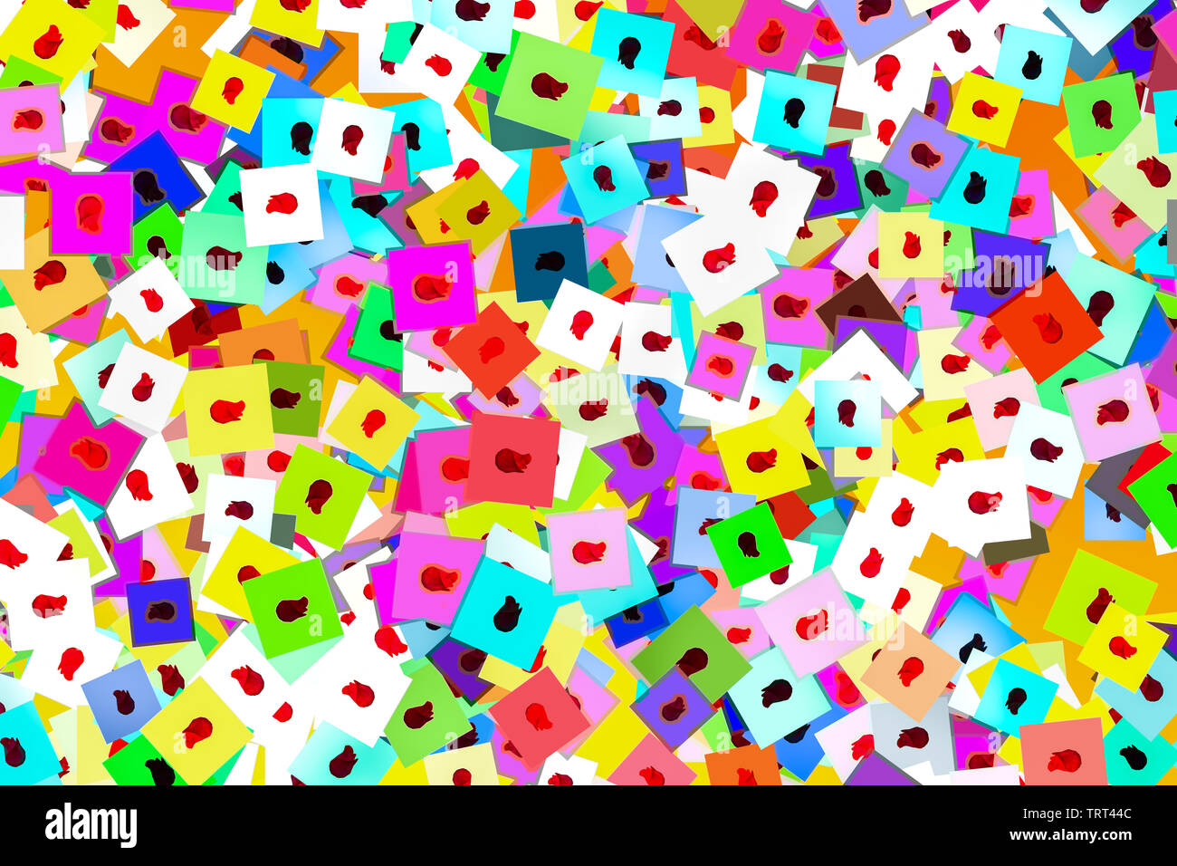 Seamless symmetrical pattern design background Stock Photo - Alamy