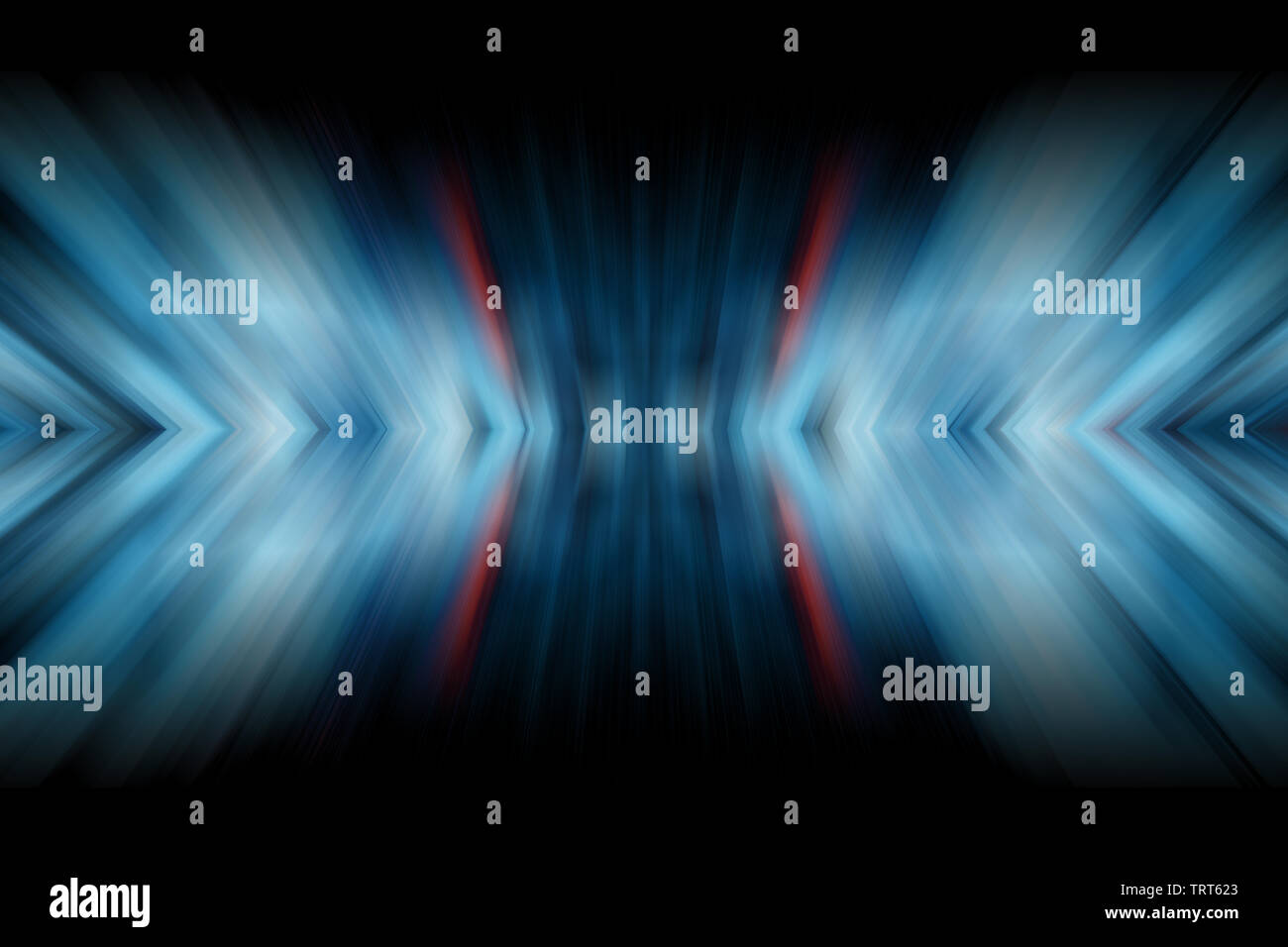 Abstract gradient background in blue tones. Symmertic motion blur ...