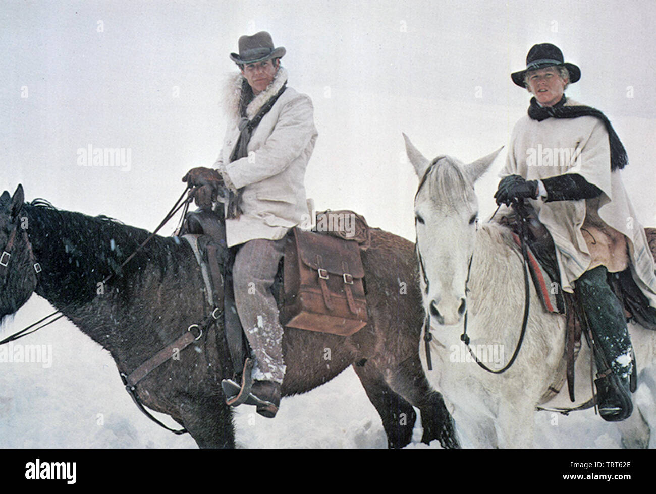 BUTCH AND SUNDANCE : THE EARLY DAYS 1979 20th Century Fox film with Tom Berenger at left and William Katt Stock Photo