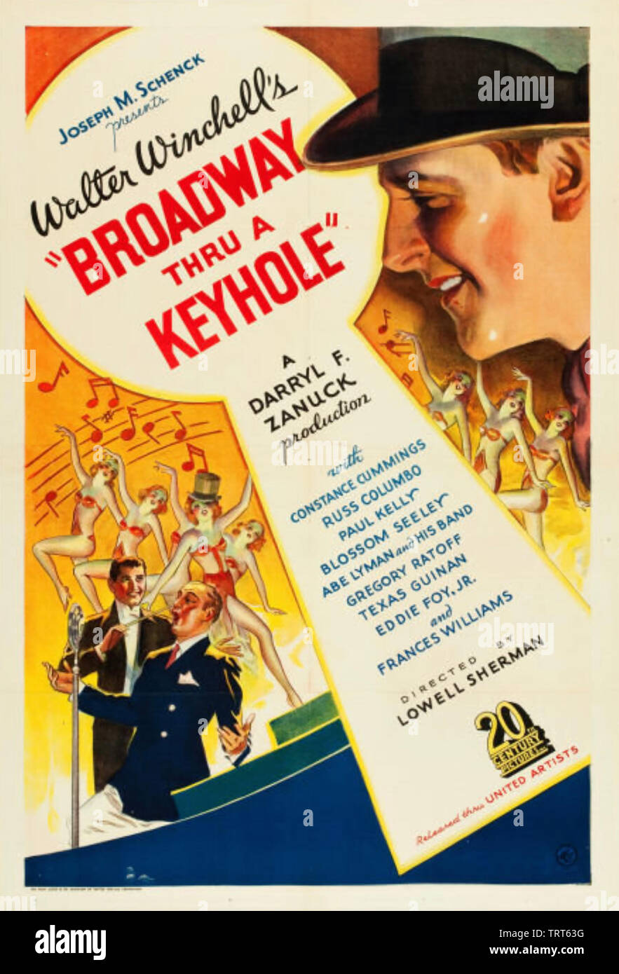 BROADWAY THROUGH A KEYHOLE 1933 Twentieth Century Pictures film with Constance Cummings Stock Photo