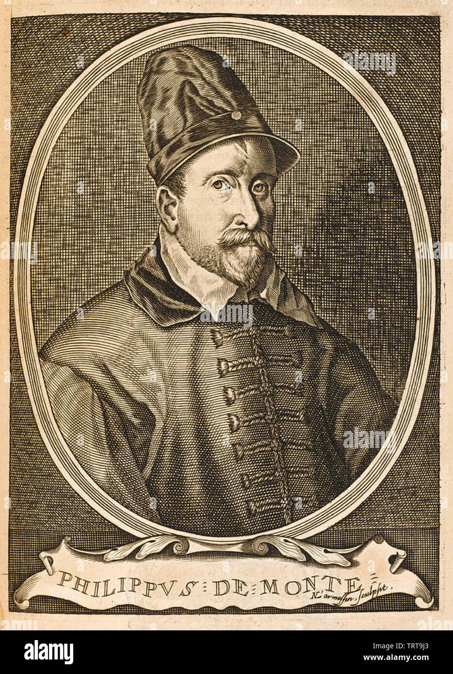 PHILIPPE de MONTE (1521-1603) Flemish composer Stock Photo