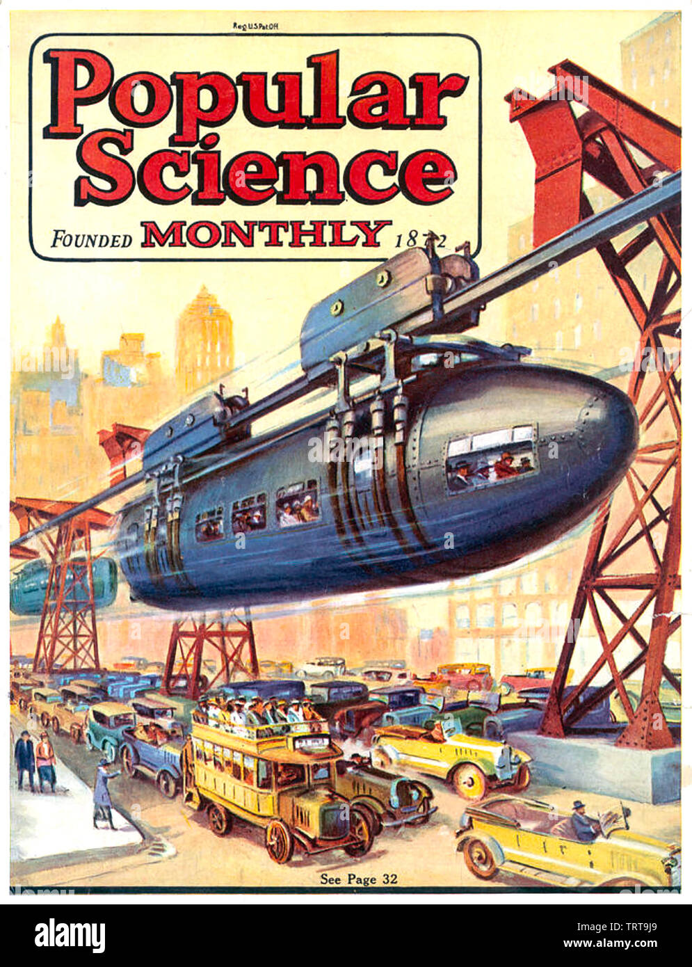 POPULAR SCIENCE MAGAZINE November 1923 Stock Photo