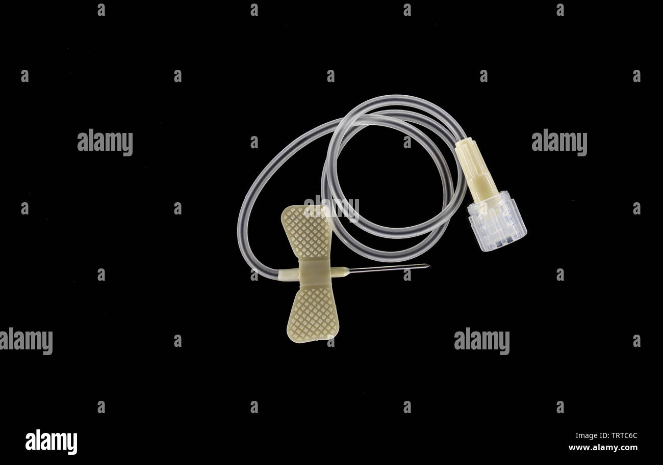 Winged infusion set Stock Photo Alamy