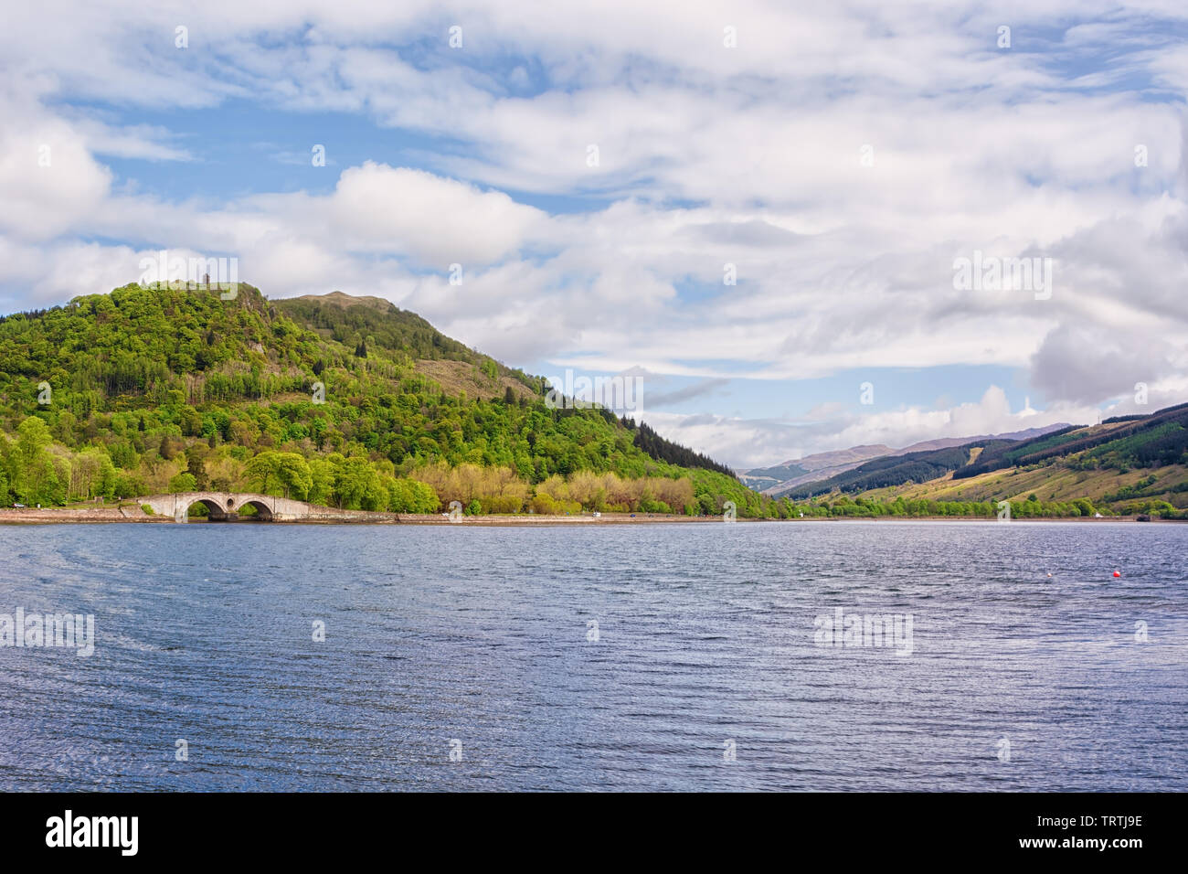 Loch Fyne, Scotland, UK, in springtime Stock Photo