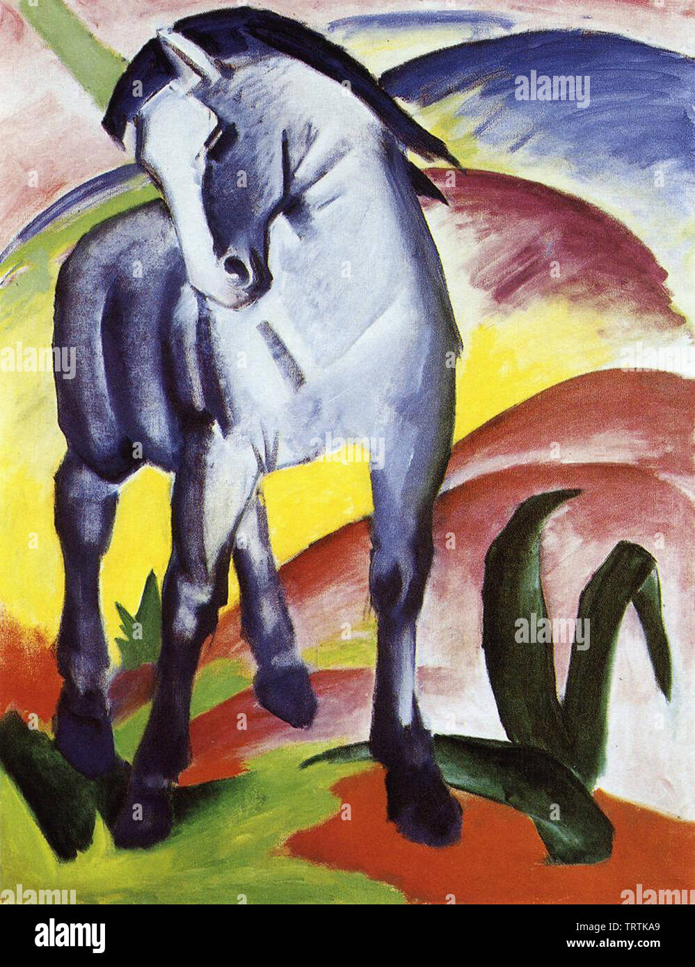 Franz marc blue horse deals