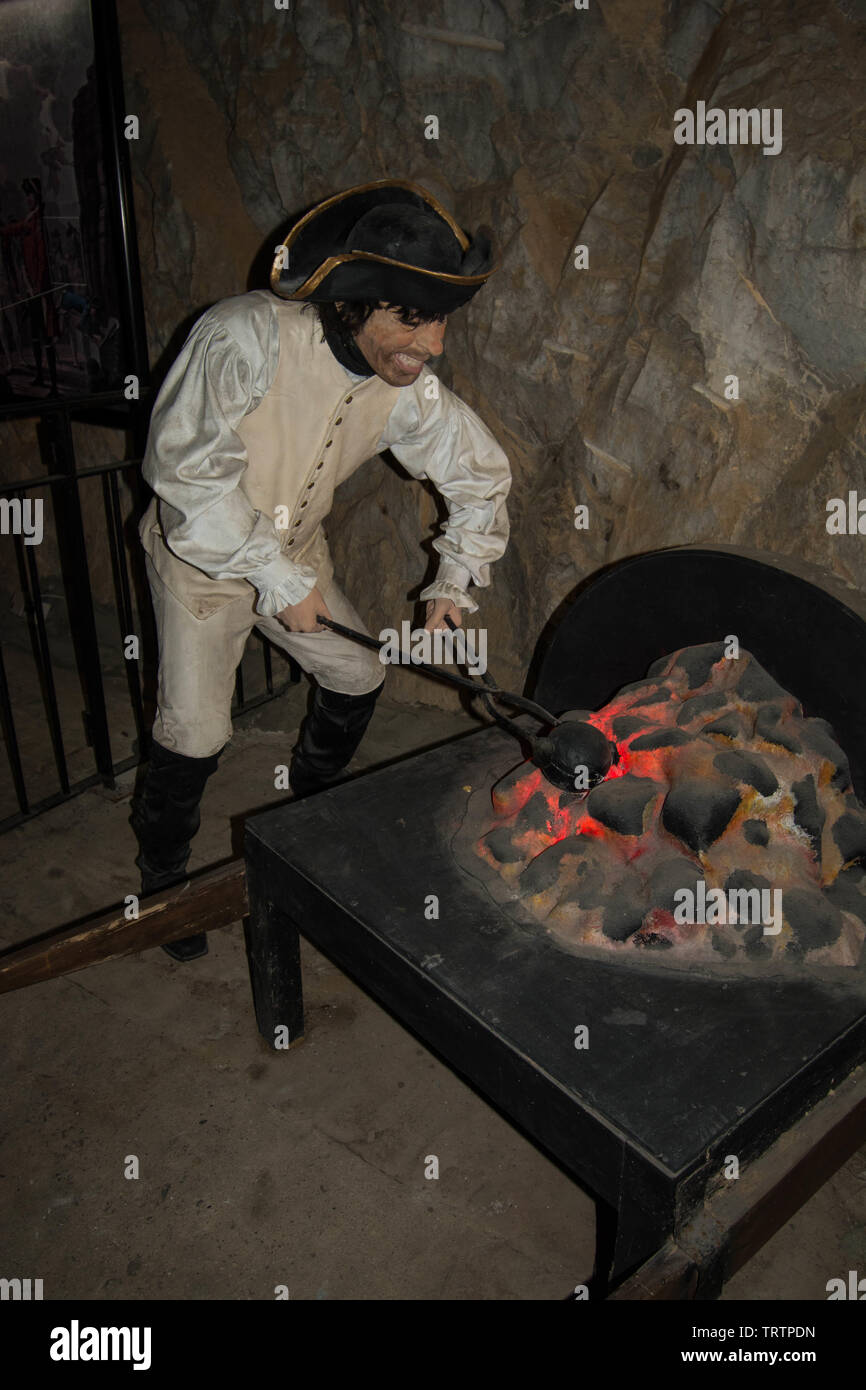 Cannon balls Stock Photo - Alamy