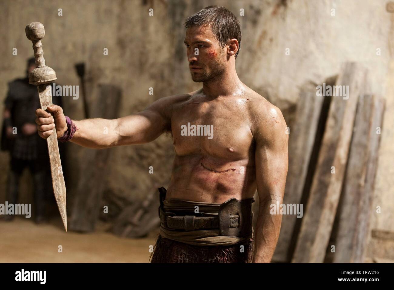 ANDY WHITFIELD in SPARTACUS: BLOOD AND SAND (2010). Copyright: Editorial use only. No merchandising or book covers. This is a publicly distributed handout. Access rights only, no license of copyright provided. Only to be reproduced in conjunction with promotion of this film. Credit: STARZ MEDIA / Album Stock Photo