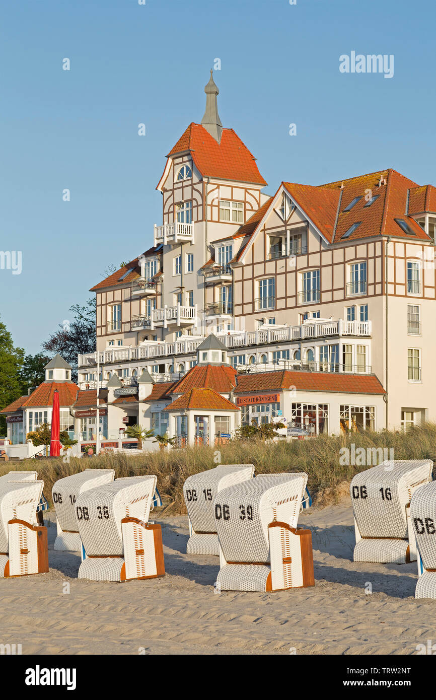 beach hotel Meeresblick, Kuehlungsborn West, Mecklenburg-West Pomerania,  Germany Stock Photo - Alamy