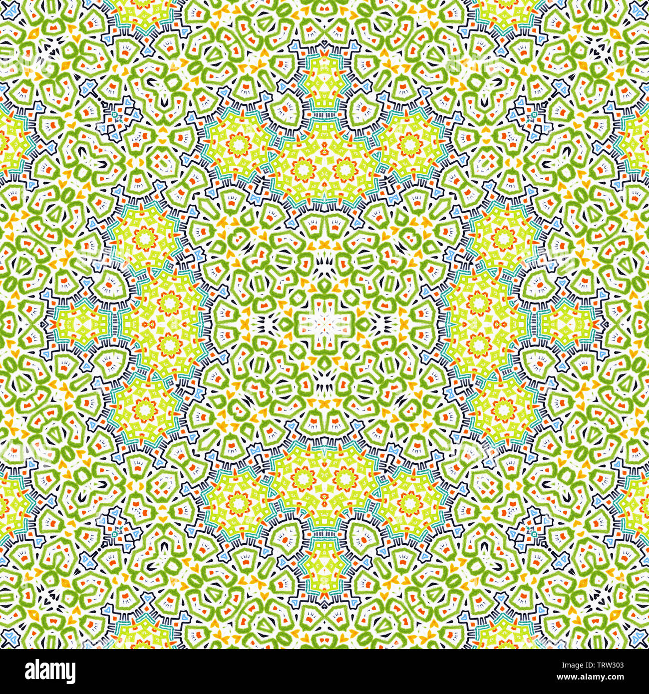Bright colorful background with abstract concentric pattern Stock Photo ...