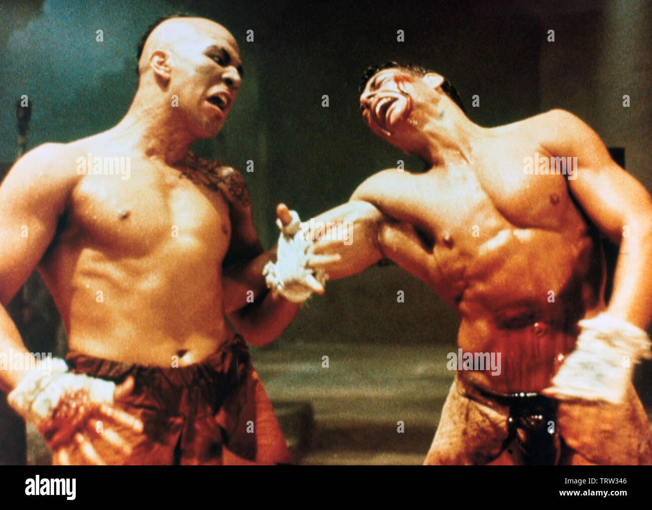JEAN-CLAUDE VAN DAMME in KICKBOXER (1989). Copyright: Editorial use only.  No merchandising or book covers. This is a publicly distributed handout.  Access rights only, no license of copyright provided. Only to be