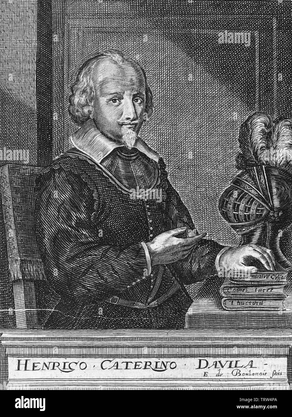 ENRICO CATERINO DAVILA (1576-1631) Italian diplomat and historian Stock Photo