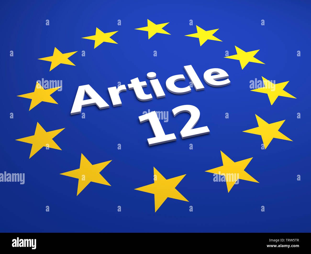 Article 12 Stock Photo