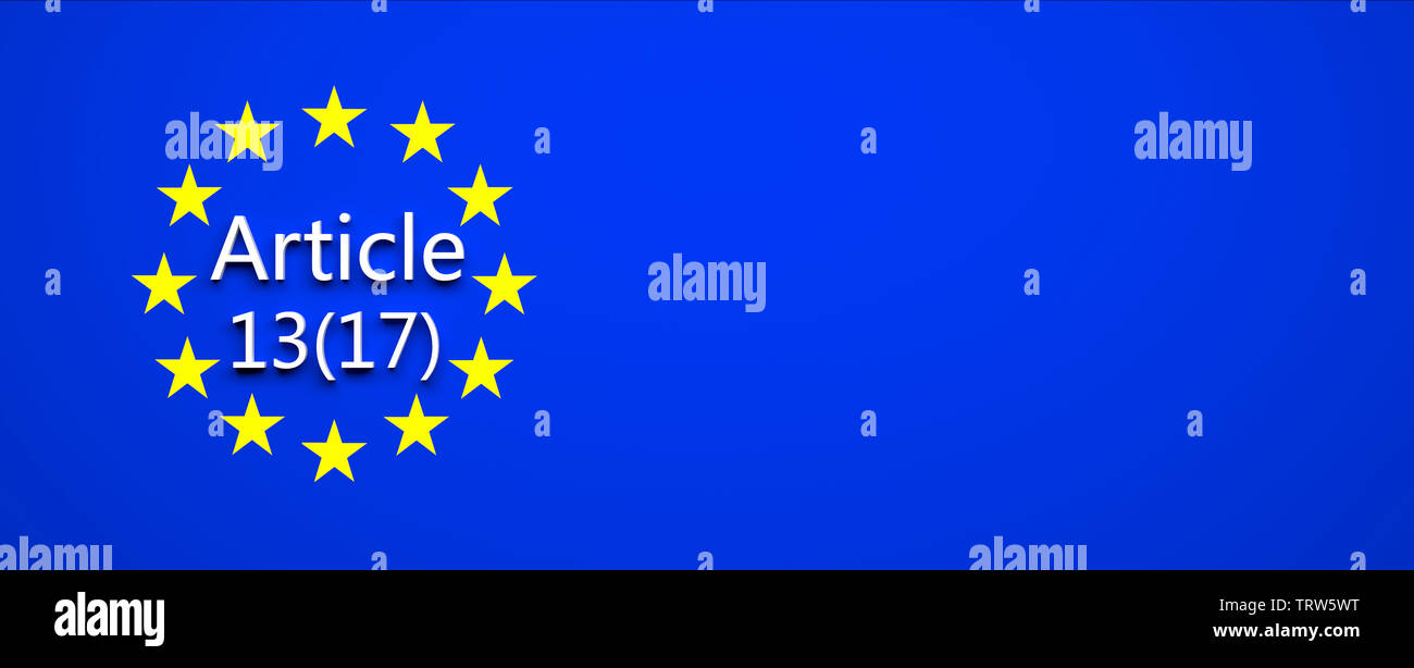 Article 13 Stock Photo