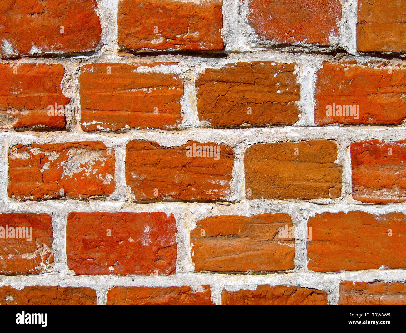 Old red brick wall background Stock Photo Alamy