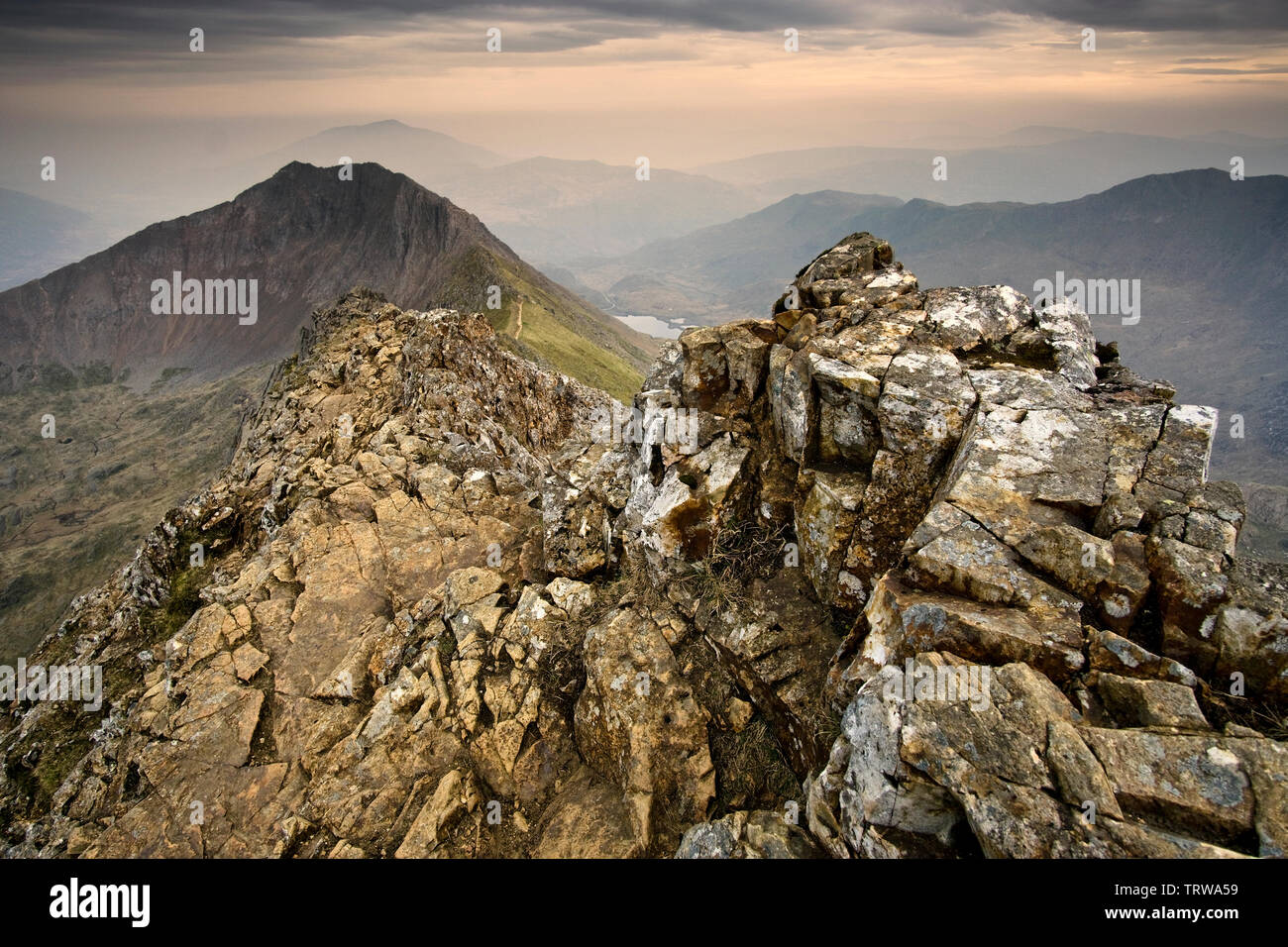 Crib goch snowdon hires stock photography and images Alamy