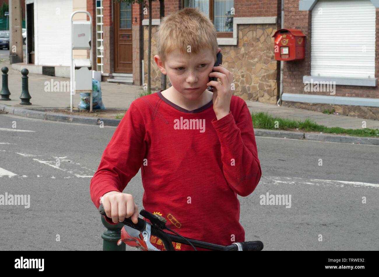Thomas doret the kid with a bike hi-res stock photography and images - Alamy