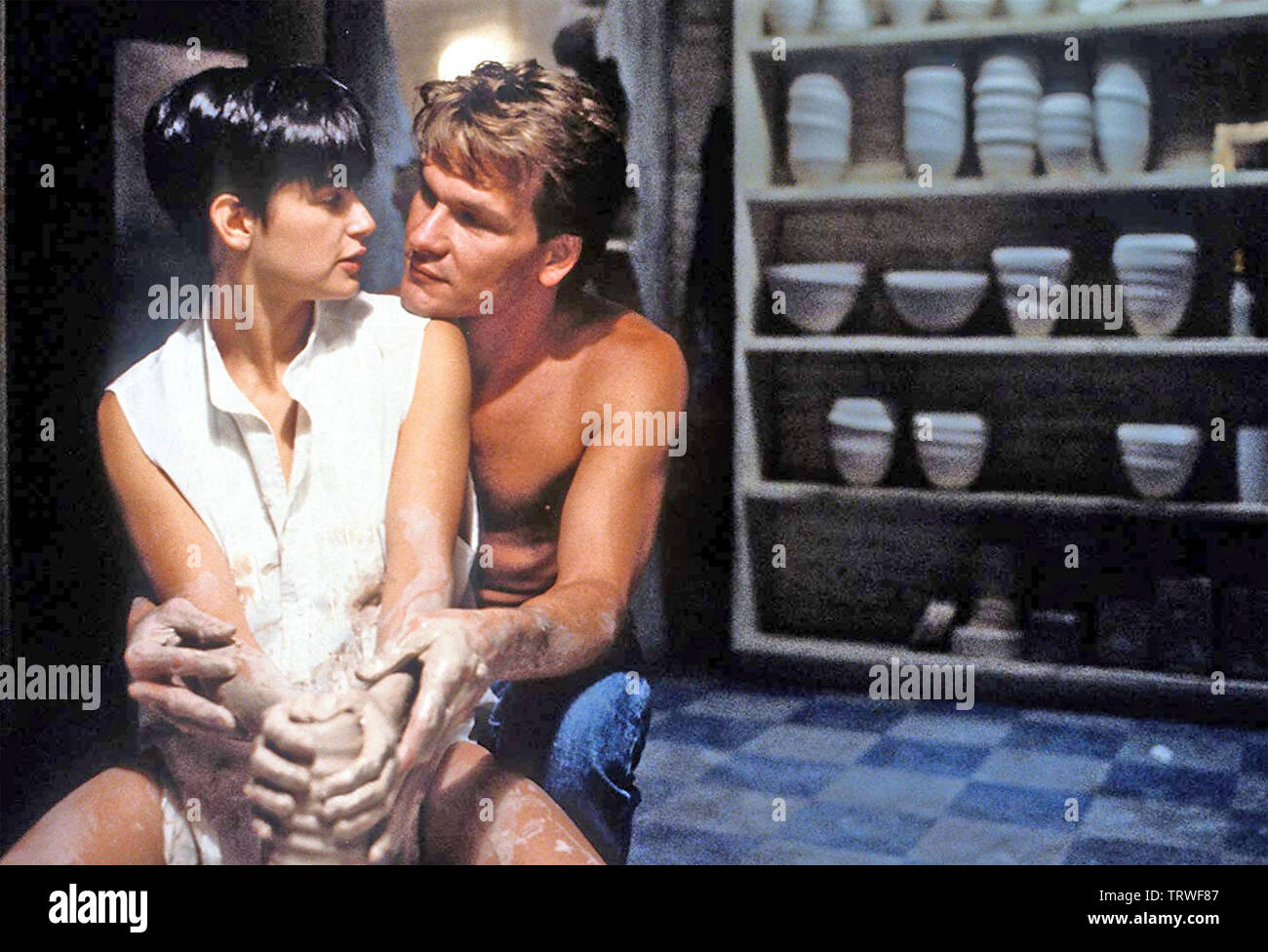 GHOST 1990 Paramount Pictures film with Demi Moore and Patrick Swayze Stock Photo