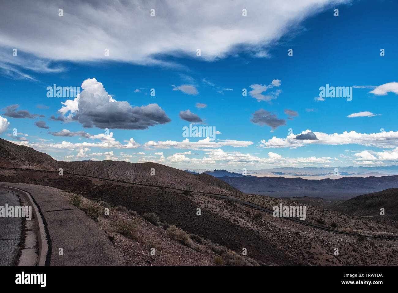 Death-Valleey-Nationalpark,Mojave-Wüste,USA,Sierra;Kontrastlandschaft Nevada,California,Nevada,desert,USA Stock Photo