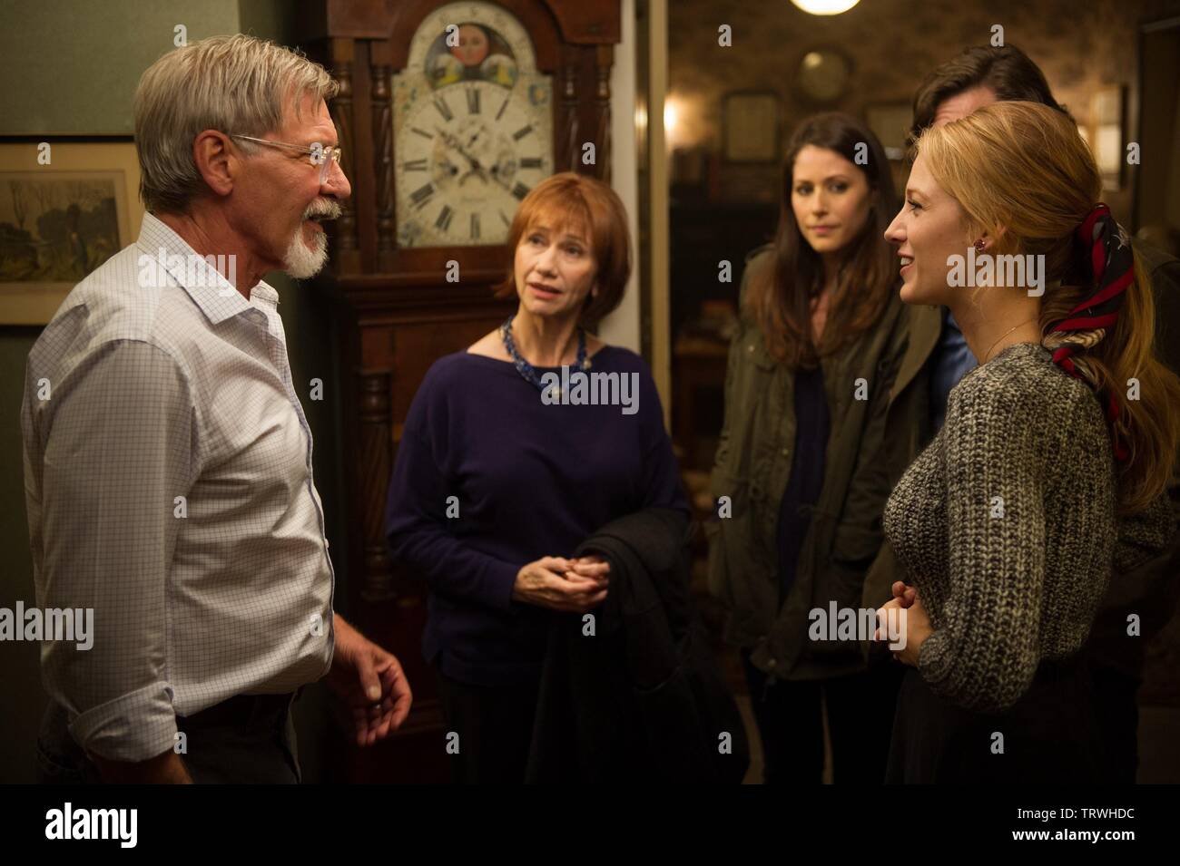 HARRISON FORD , KATHY BAKER , BLAKE LIVELY and AMANDA CREW in THE AGE OF ADALINE (2015). Copyright: Editorial use only. No merchandising or book covers. This is a publicly distributed handout. Access rights only, no license of copyright provided. Only to be reproduced in conjunction with promotion of this film. Credit: LAKESHORE ENTERTAINMENT / PERA, DIYAH / Album Stock Photo