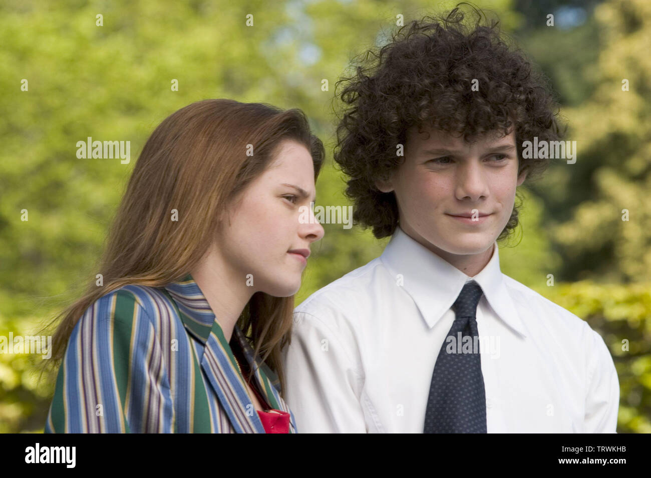 Kristen stewart anton yelchin fierce hi-res stock photography and