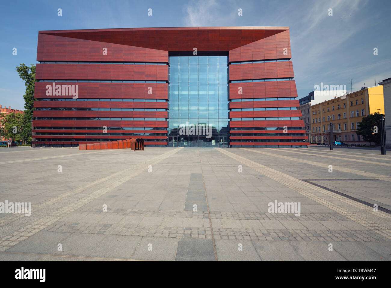 NFM building.  National Forum of Music in Wroclaw.  Poland.  June 2019 Stock Photo