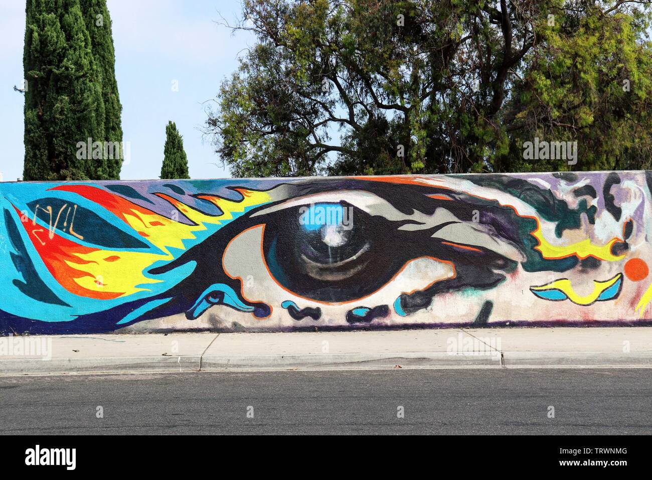 Street Art San Diego Stock Photo Alamy