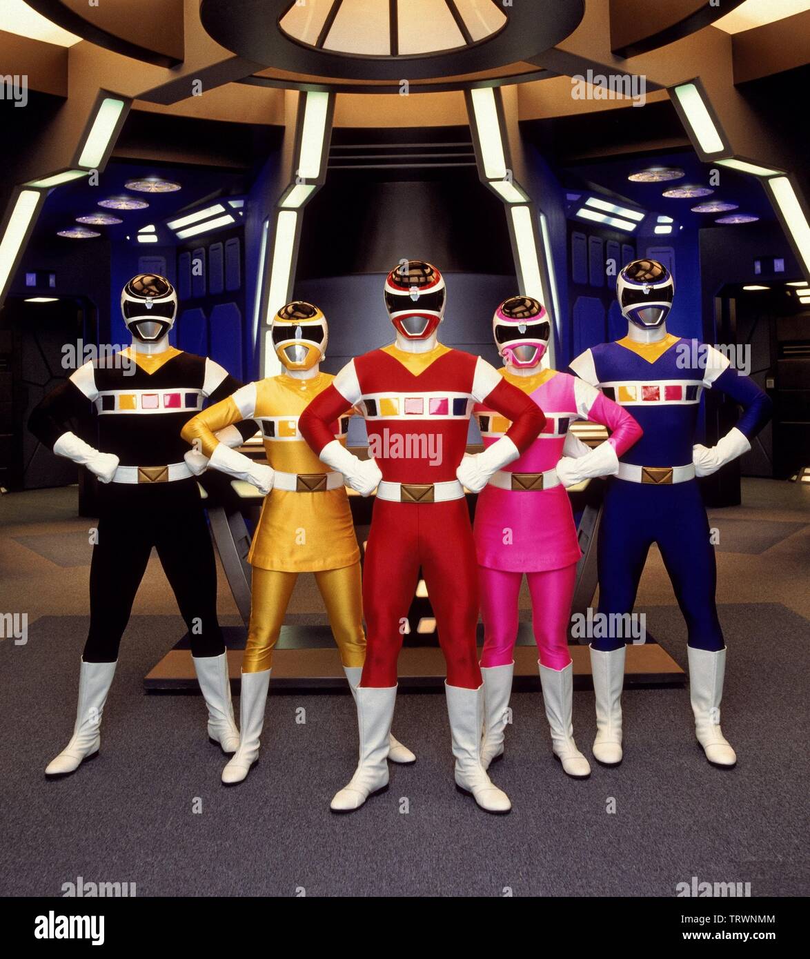 Power rangers in space hi-res stock photography and images - Alamy