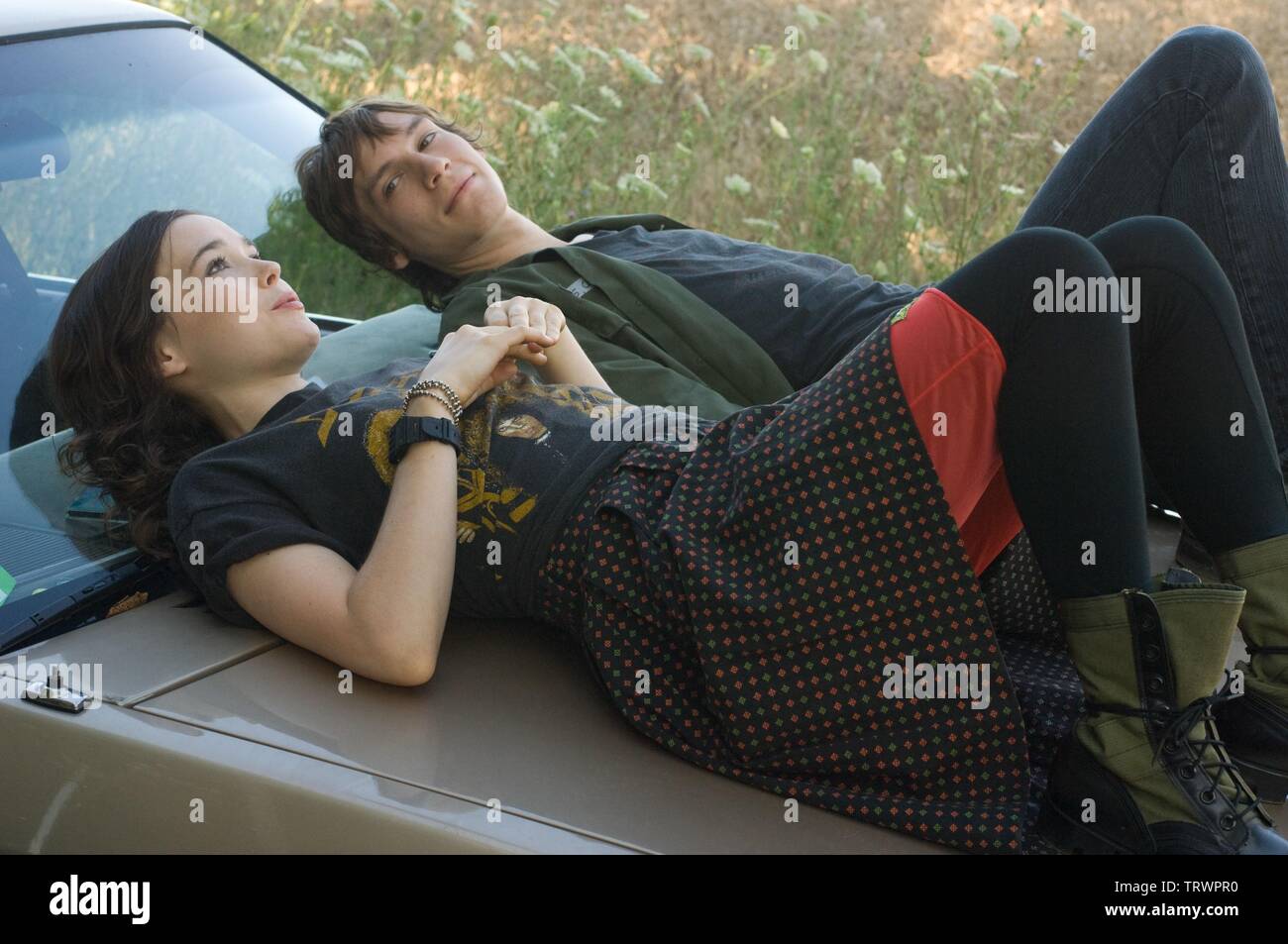 ELLEN PAGE and LANDON PIGG in WHIP IT (2009). Copyright: Editorial use  only. No merchandising or book covers. This is a publicly distributed  handout. Access rights only, no license of copyright provided.