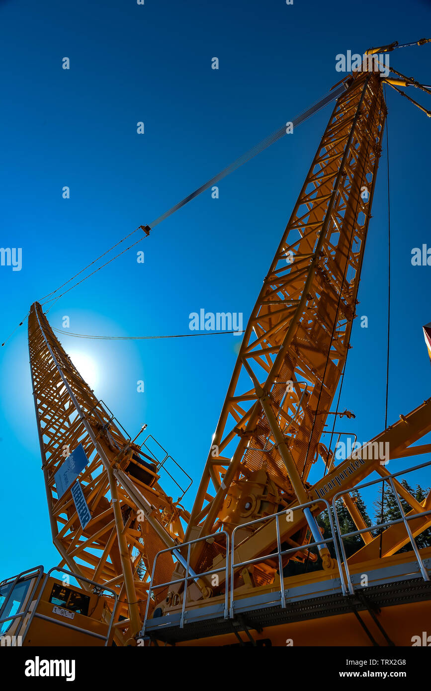 Blue Lake Dam construction site, Sitka, Alaska Stock Photo - Alamy