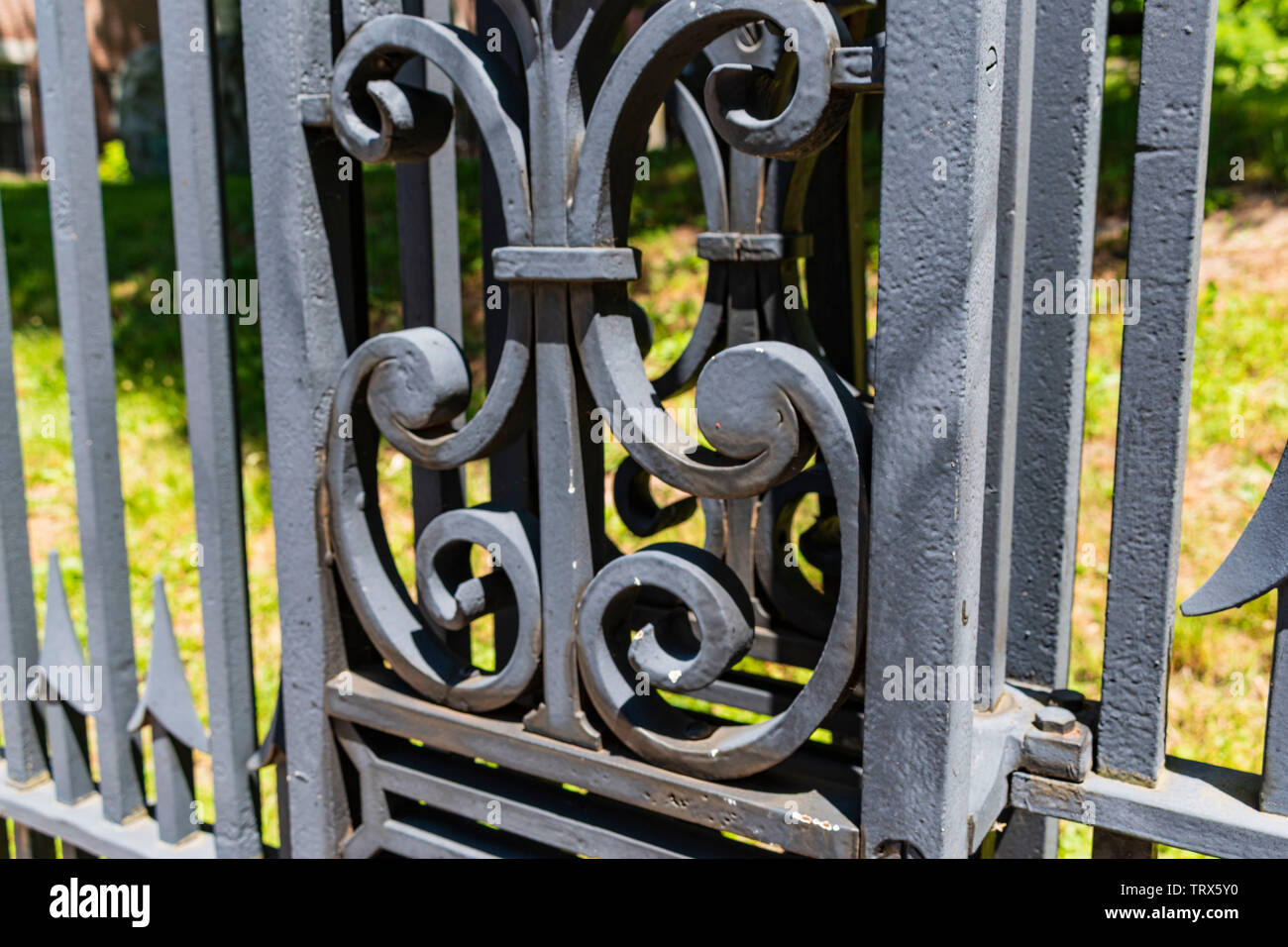 Black Metal Gates High Resolution Stock Photography and Images Alamy