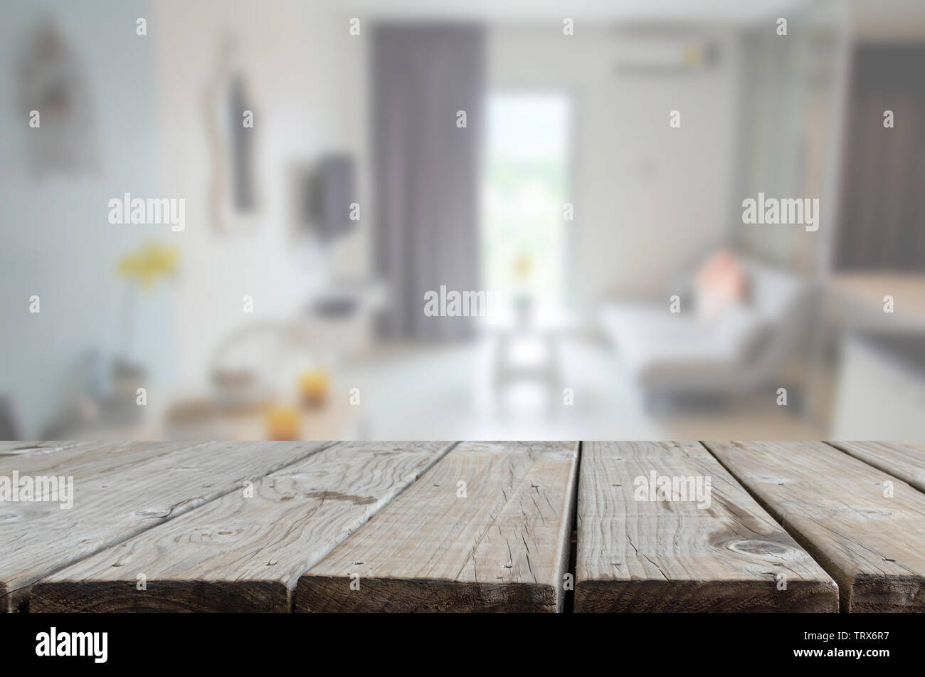 Blurred Living Room Background Furniture High Resolution Stock