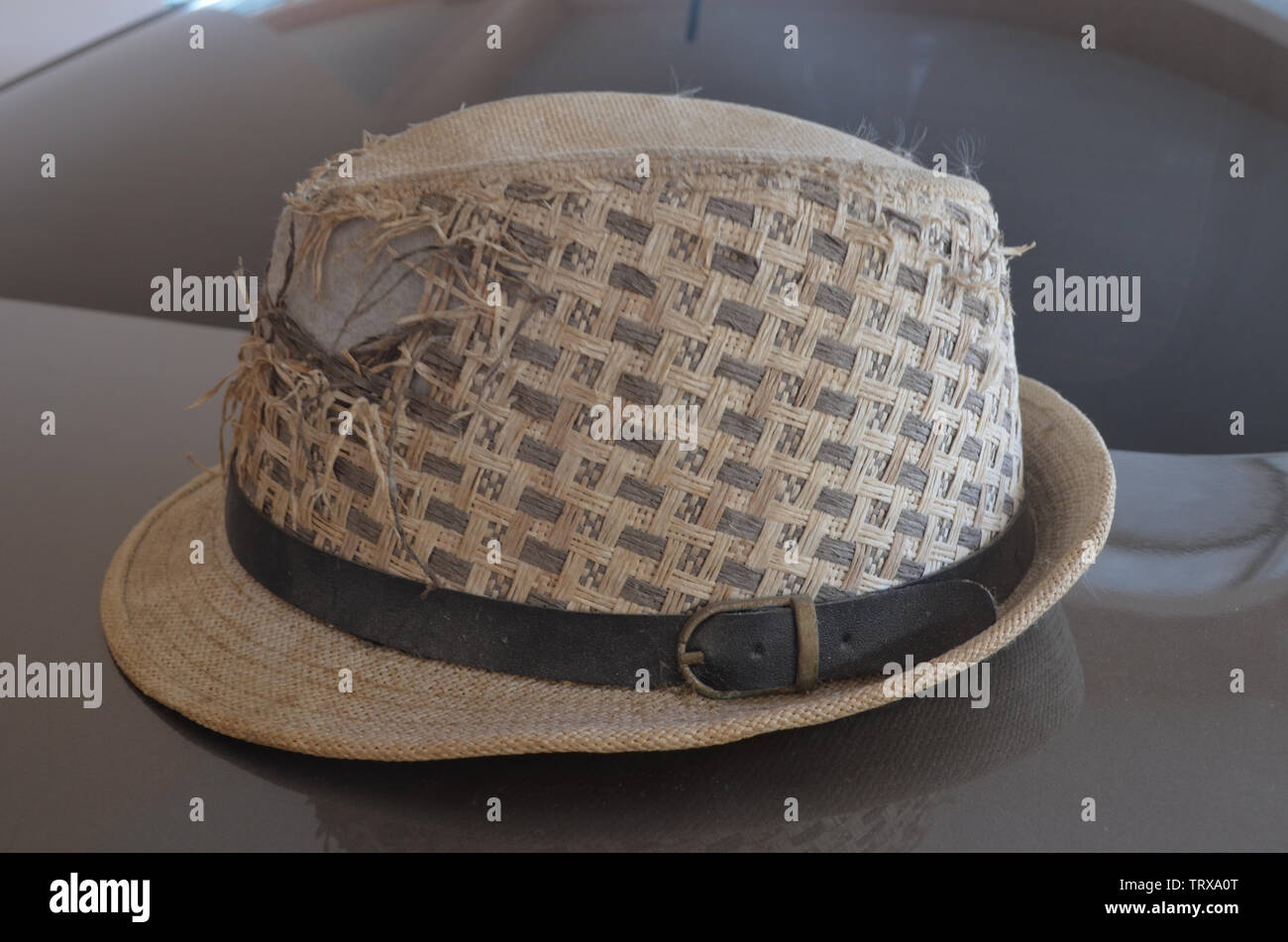Straw hat. Old Straw hat Stock Photo Alamy
