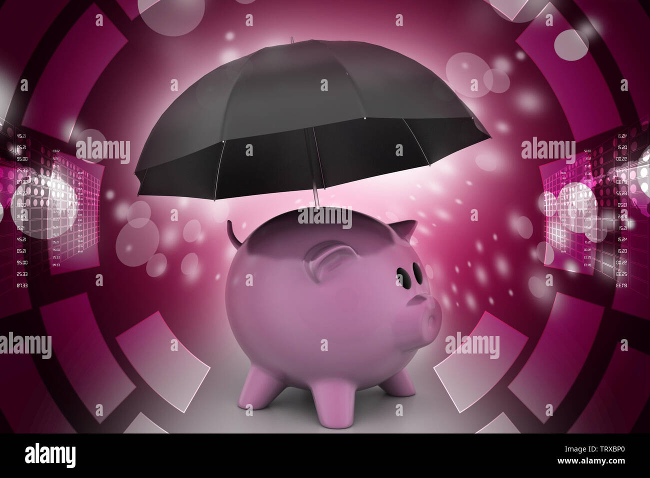 Investment protection concept Stock Photo