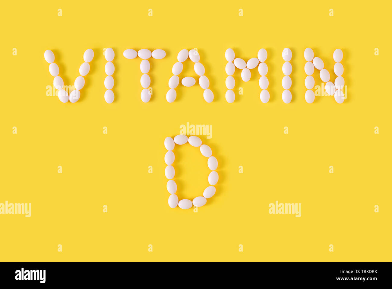 Download Vitamin D Pills Dropped From Bottle On Yellow Background Flat Lay Top View Free Copy Space Stock Photo Alamy PSD Mockup Templates
