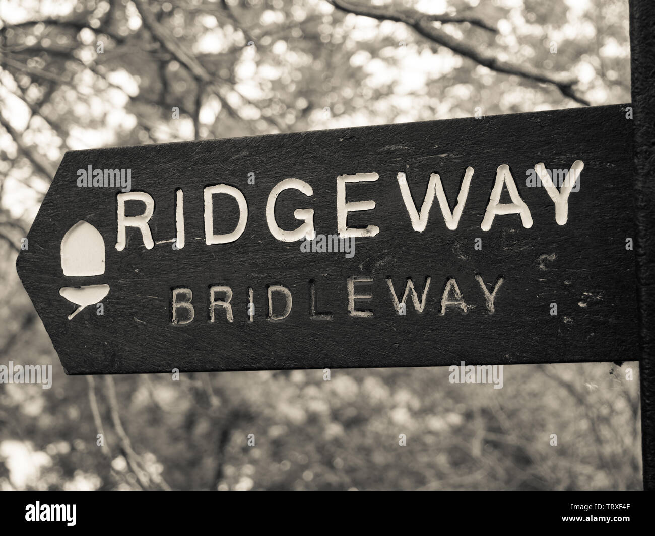 The Ridgeway Footpath Sign, Goring, Goring-on-Thames, Oxfordshire ...