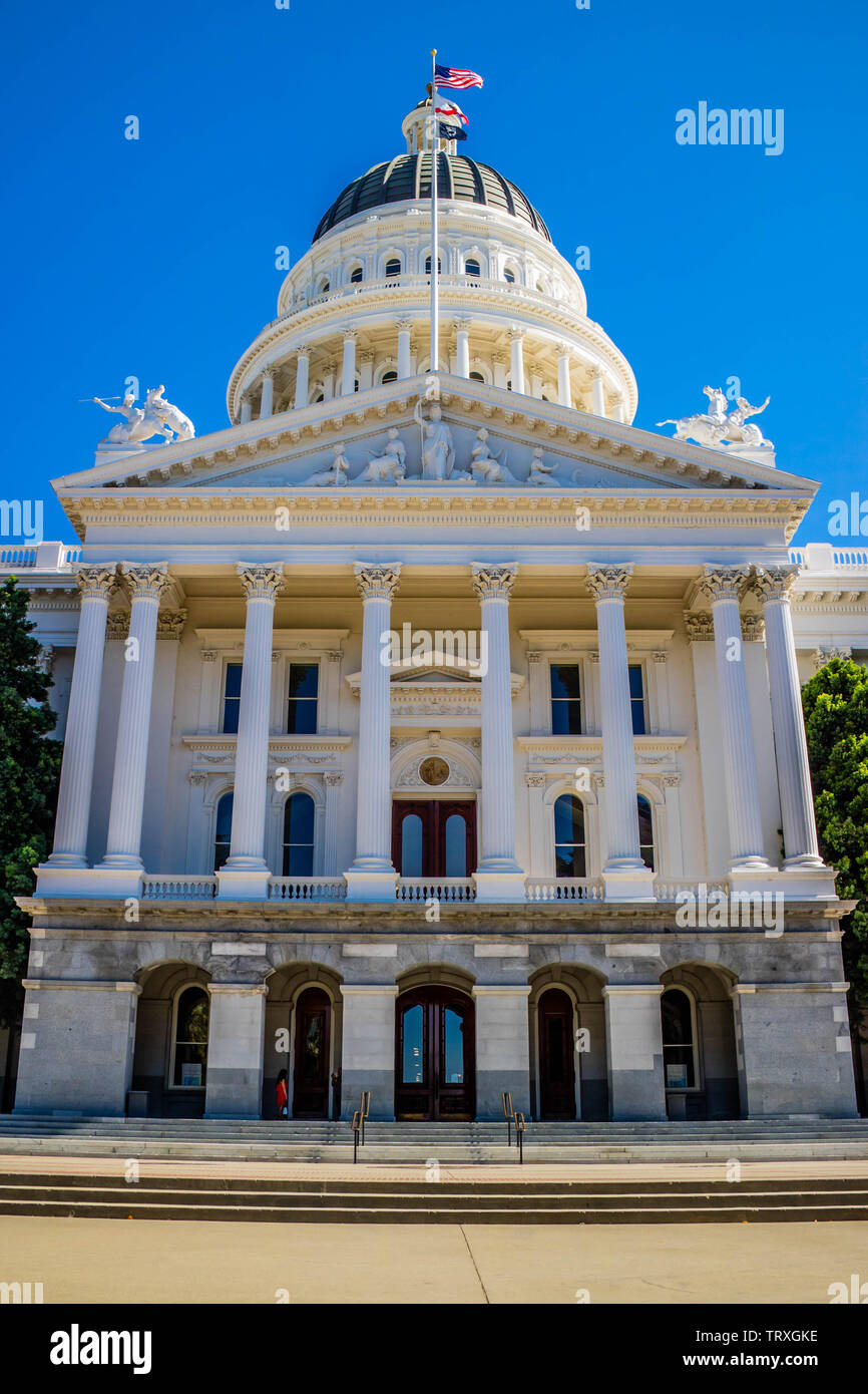 Sacramento State Capital, CA, USA - October 4, 2017: The California State House State Capitol Stock Photo