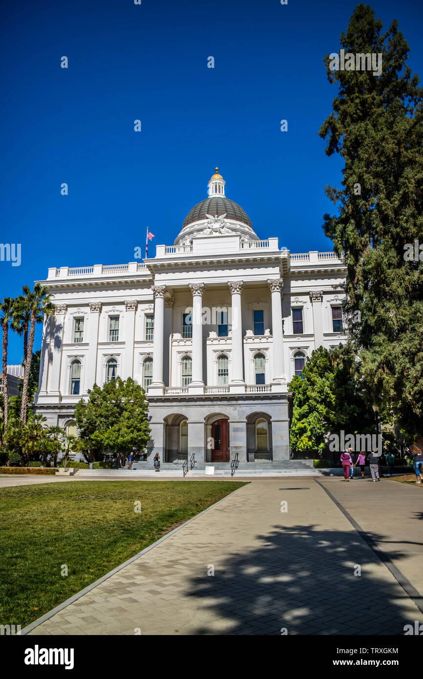 Sacramento State Capital, CA, USA - October 4, 2017: The California State House State Capitol Stock Photo