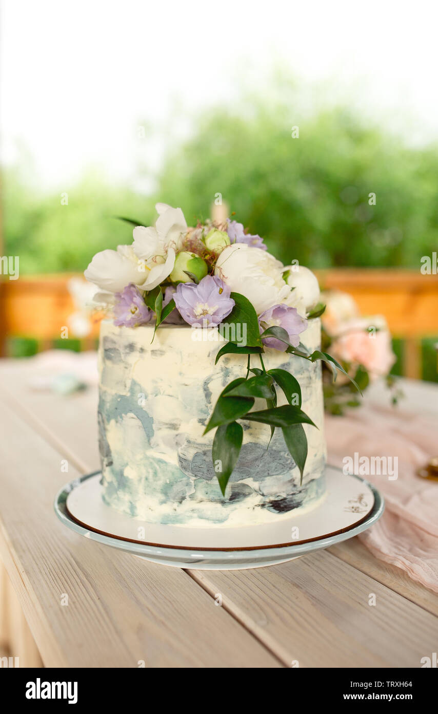 Wedding Decoration Table In The Garden Floral Arrangement In The