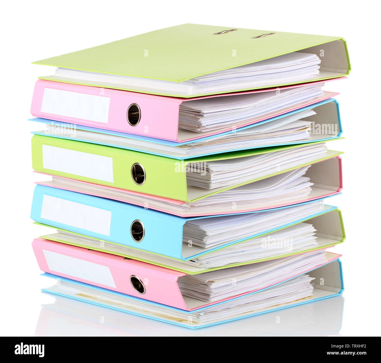 colorful-folders-isolated-on-white-stock-photo-alamy