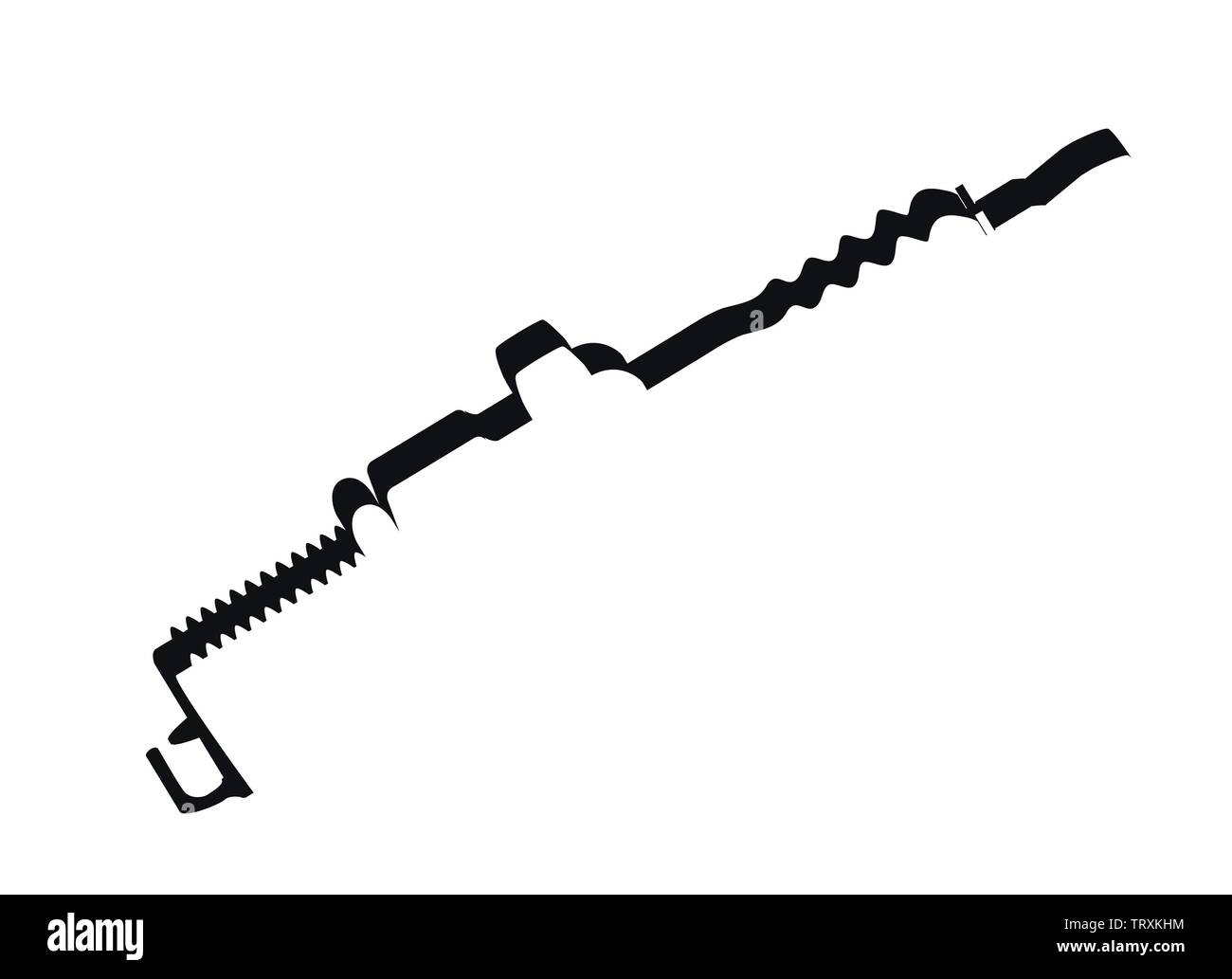 A spark plug in silhouette on a white background Stock Vector Image & Art Alamy