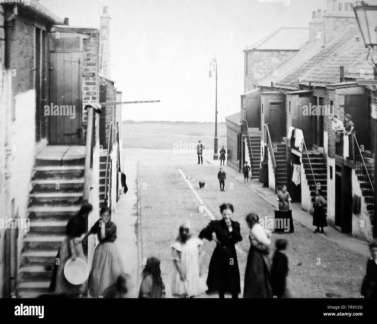 Granton in Edinburgh in 1909 Stock Photo